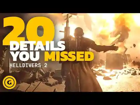 20 Details You May Have Missed In Helldivers 2