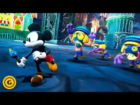 8 Minutes Of Disney Epic Mickey Rebrushed Nintendo Switch Gameplay
