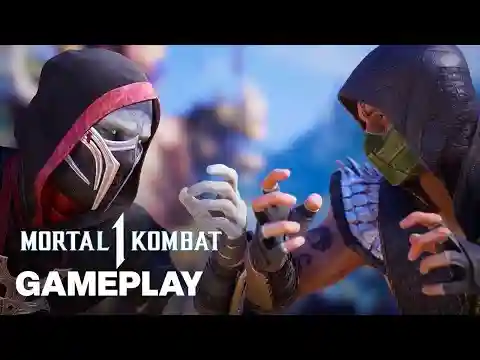 Mortal Kombat 1 - Ermac vs Reptile High Level Gameplay