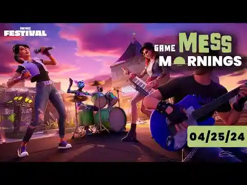 You can now use Rock Band instruments in Fortnite Festival | Game Mess Mornings 04/25/24